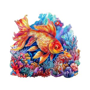 木製ジグソーパズル – 美しい金魚 66cedab4c831a
