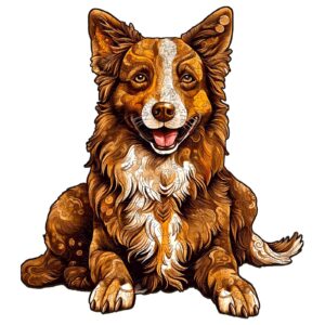 木製ジグソーパズル-スマート・ボーダー・コリー 66d043a419c07