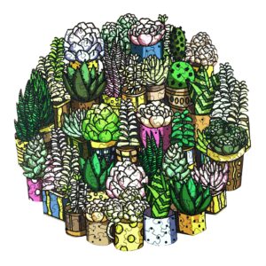 木製ジグソーパズル-栽培植物 66cf9eba66e09